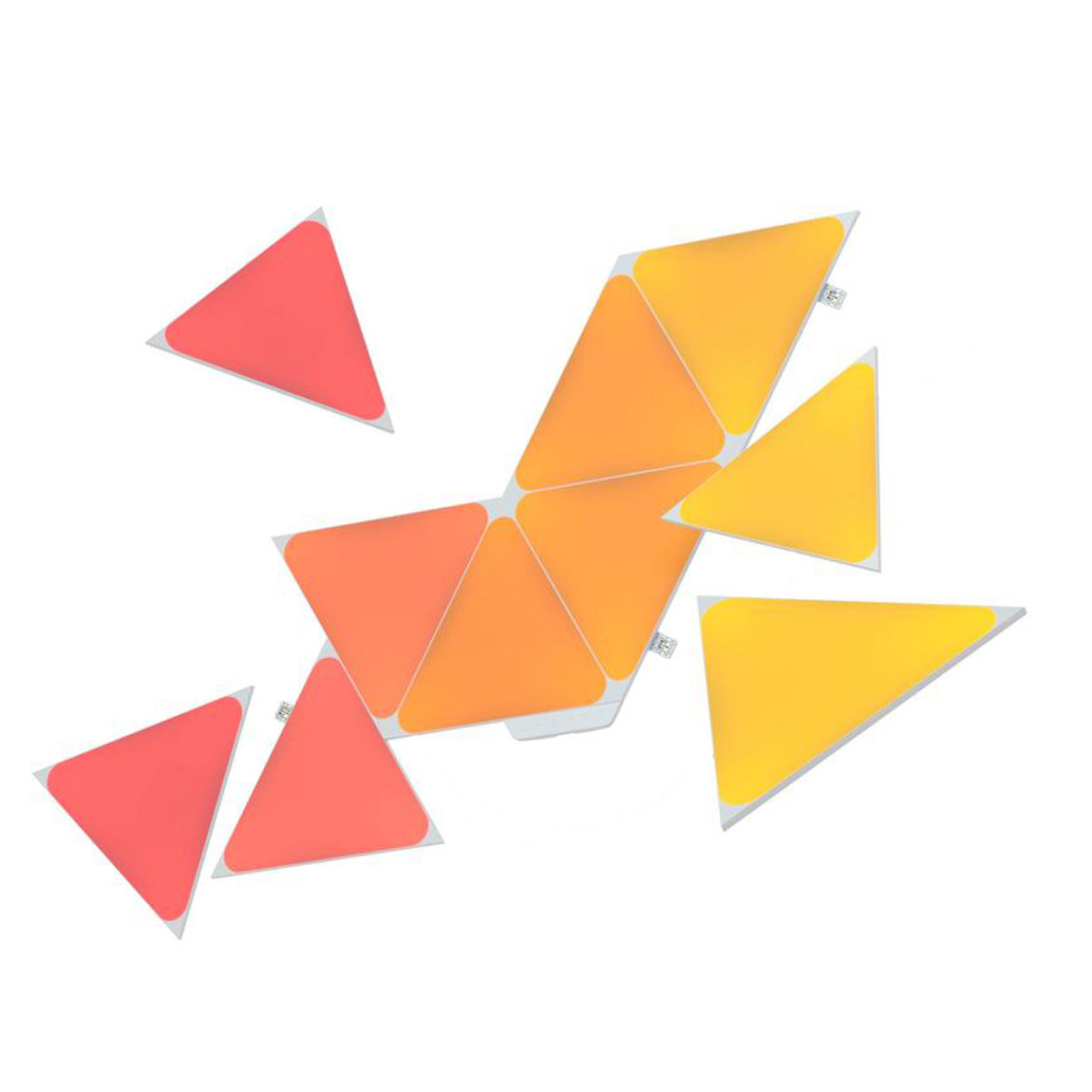 Nanoleaf Shapes Triangles Mini Erweiterung - 10er-Pack - weiss