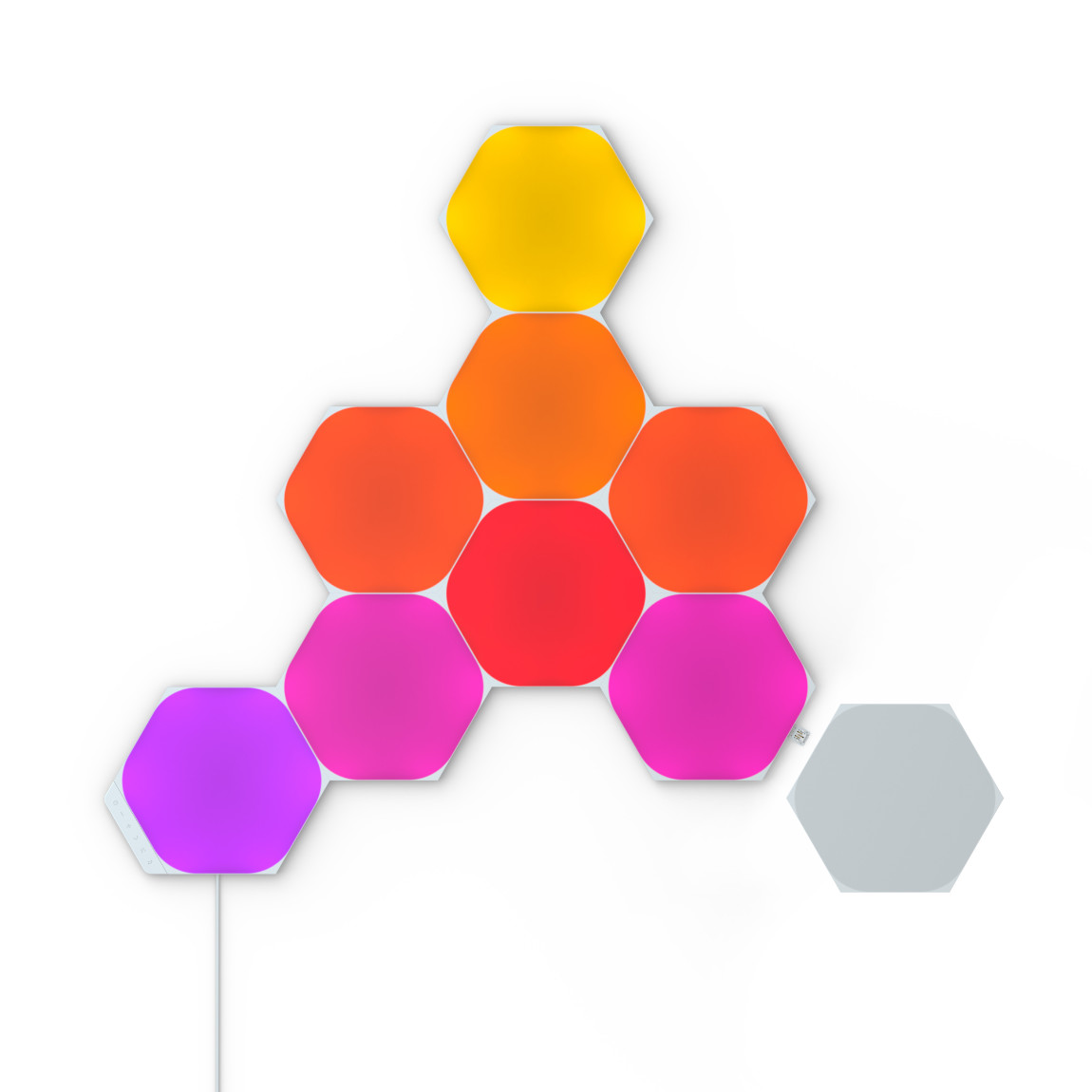 Nanoleaf Shapes Hexagons Starter Kit 9er-Pack - Weiss