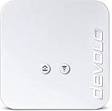 devolo WLAN Powerline Adapter, dLAN 550 WiFi Erweiterungsadapter -bis zu 500 Mbit/s, Mesh WLAN Verstärker, WLAN Steckdose, 1x LAN Anschluss, weiß