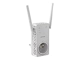 Netgear WLAN Repeater EX6130 WLAN Verstärker, integrierte Steckdose, AC1200 Dual Band WiFi, Abdeckung 2 bis 3 Räume & 20 Geräte, Geschwindigkeit bis zu 1200 MBit/s ,‎Weiß