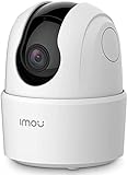 Imou 2K Überwachungskamera Innen 360° WLAN Baby Kamera mit AI Personen-/Geräusch-/Bewegungserkennung, Nachtsicht, Hunde Kamera Überwachung Innen mit APP, Zwei-Wege-Audio, Sirene,Funktioniert mit Alexa