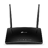 TP-Link TL-MR6400 LTE Router, 4G Router unterstützt SIM Karten, 4G Cat4 bis zu 150 Mbit/s, WLAN 2.4GHz N300, 4x 100 Mbps Ports, Plug and Play, bis zu 32 Geräte, Kindersicherung, Gast-Netzwerk, Schwarz