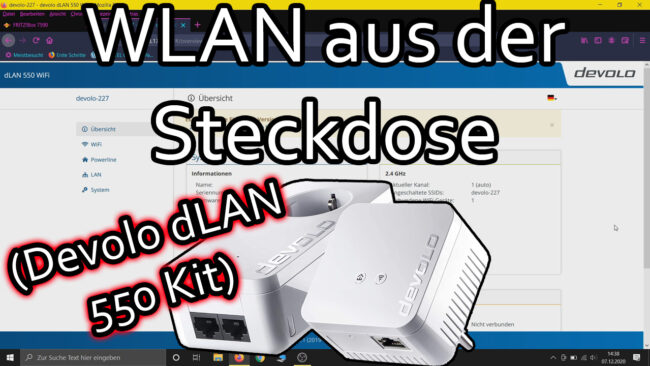 Devolo dLAN 550 WiFi Installation Powerline einrichten Devolo dLAN 550 WiFi Installation Powerline einrichten