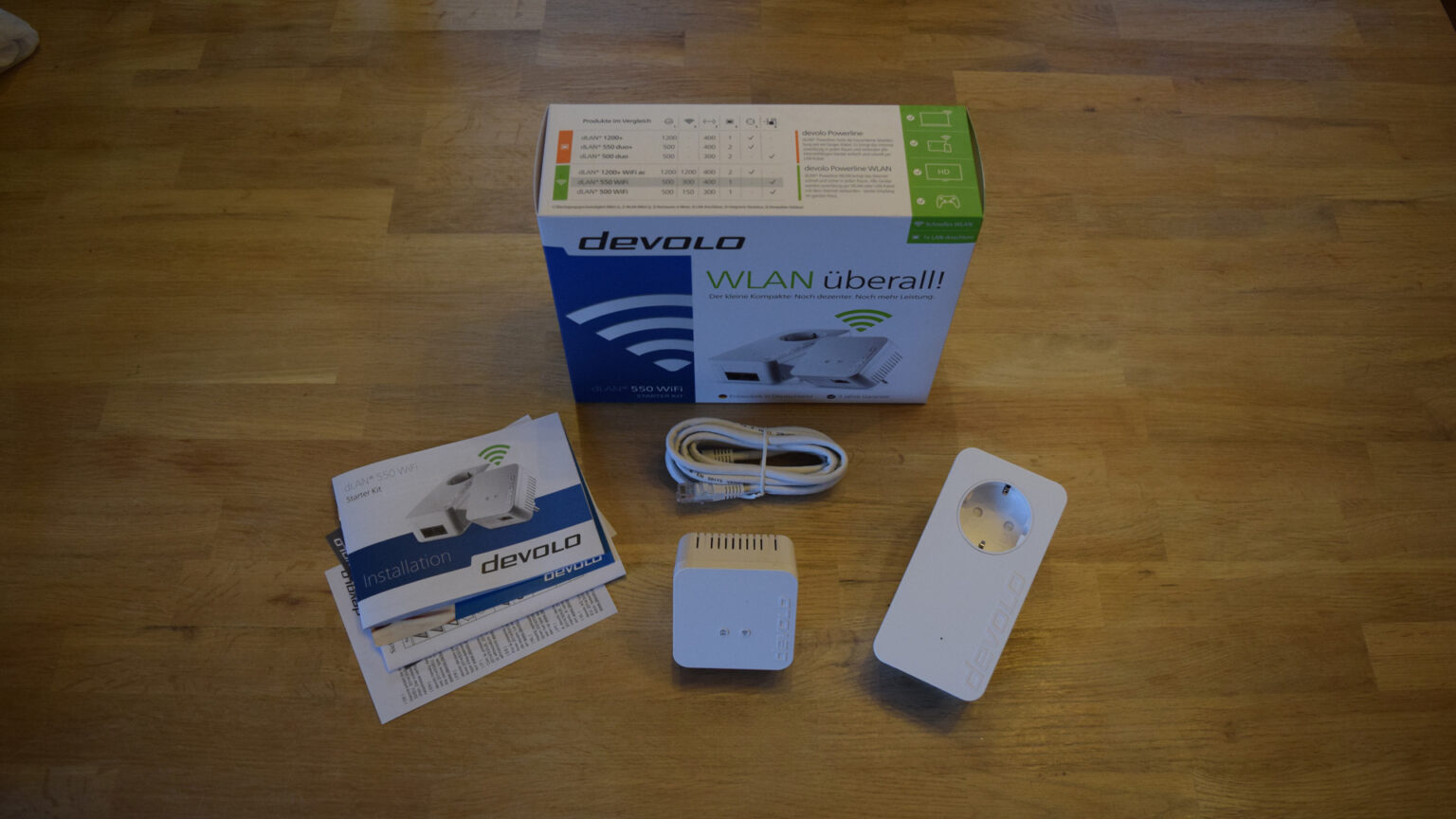Devolo Dlan 550 Wifi Starter Kit Installation