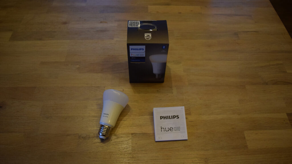Lieferumfang Philips Hue White Lamp
