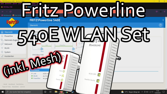 Fritz Powerline 540e WLAN Set einrichten
