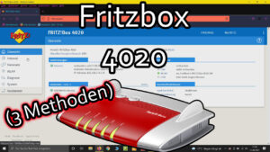 Fritzbox 4020 einrichten (Kabelmodem oder Internetrouter, IP-Client, vorhandener Zugang über WLAN)