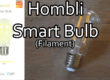 Hombli Smart Bulb Filament WLAN Glühbirne Lampe einrichten und mit der App bedienen