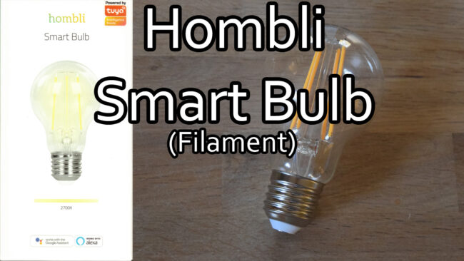 Hombli Smart Bulb Filament WLAN Glühbirne Lampe einrichten und mit der App bedienen