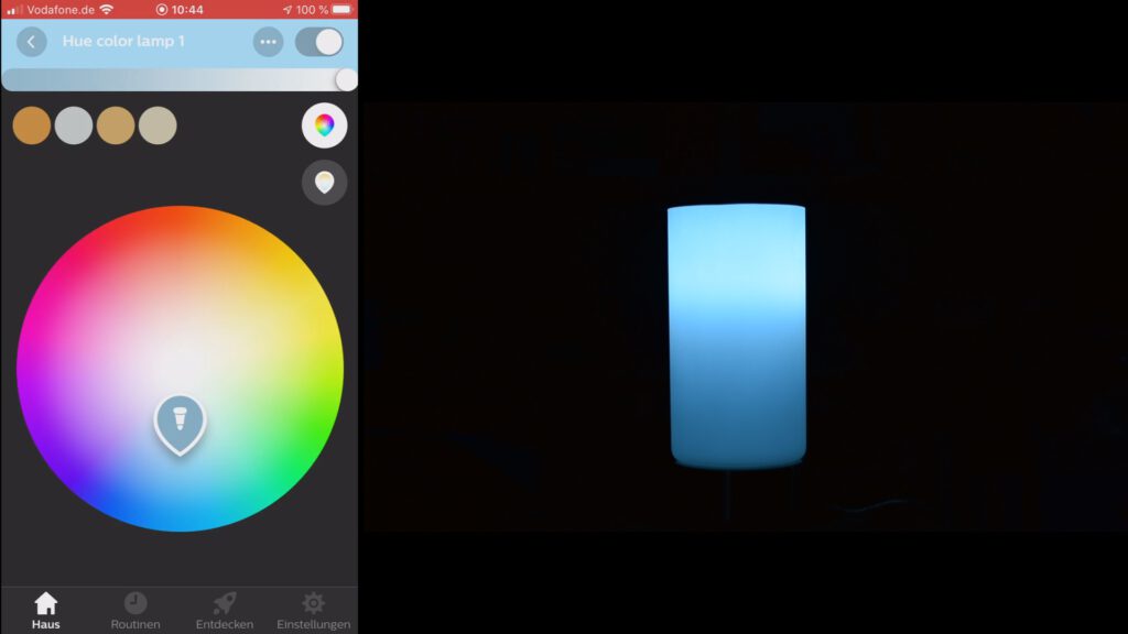 Philips Hue White and Color Ambiance - Die Farbauswahl