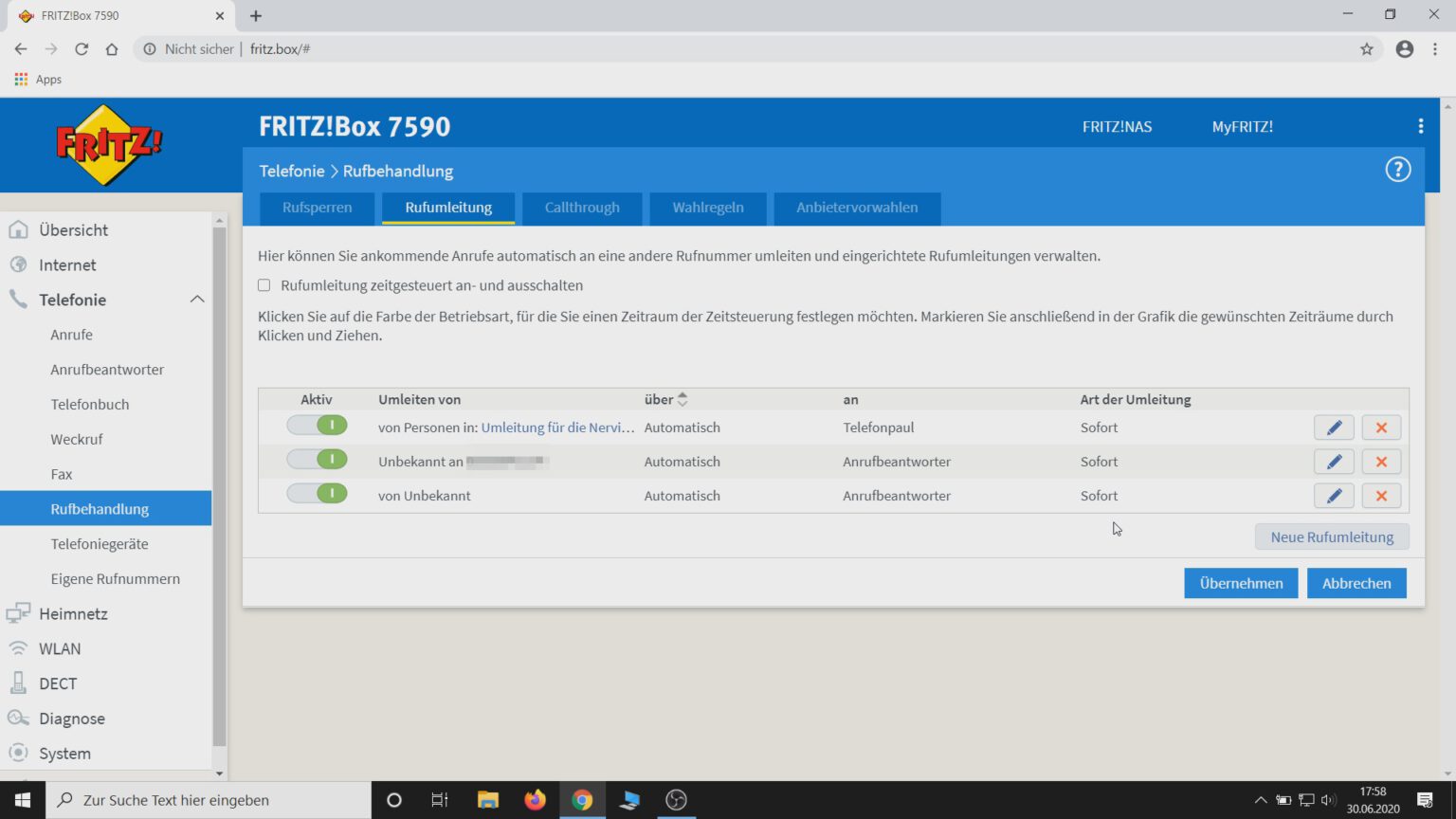 Fritzbox - Telefonbuch für unerwünschte Anrufer anlegen und Nummern