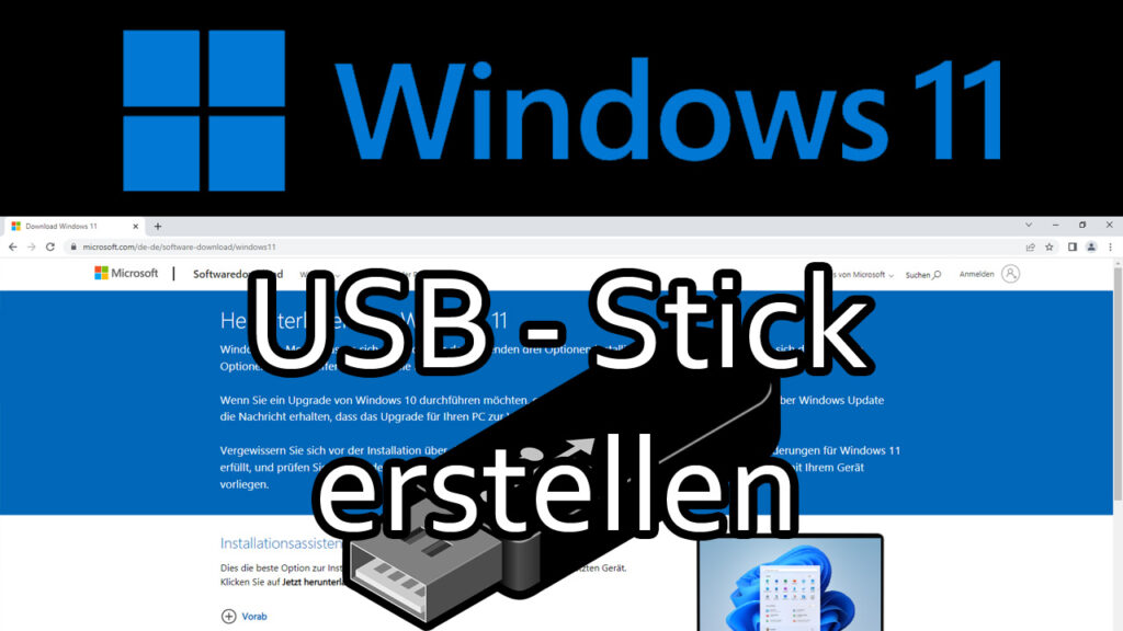 USB-Stick für die Installation von Windows 11 aus einer ISO-Datei erstellen
