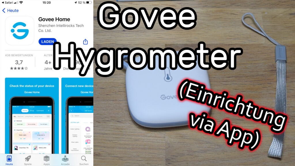 Govee Wi-Fi Thermo-Hygrometer H5179 mit WLAN verbinden und einrichten