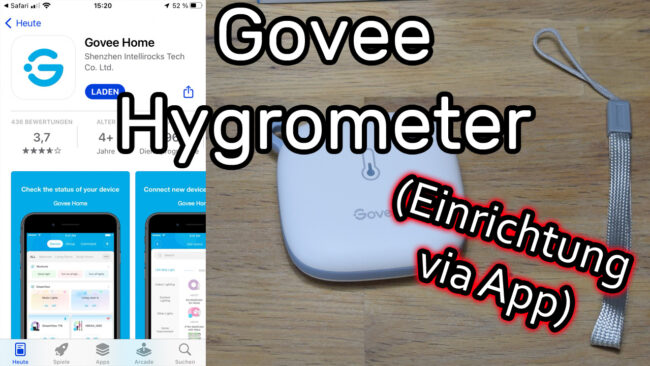 Govee Wi-Fi Thermometer Hygrometer H5179 mit WLAN verbinden und einrichten