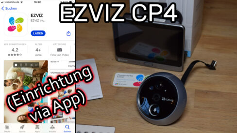EZVIZ CP4 WLAN Klingel mit Türspion verbinden und mit der EZVIZ App einrichten Funktionen Review Bedienungsanleitung EZVIZ CP4 WLAN Klingel mit Türspion verbinden und mit der EZVIZ App einrichten Funktionen Review Bedienungsanleitung