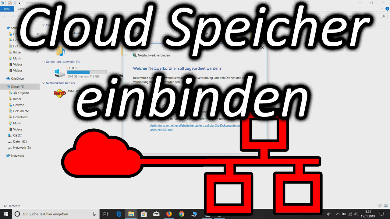 Cloud Speicher als Netzlaufwerk im Windows Explorer einbinden