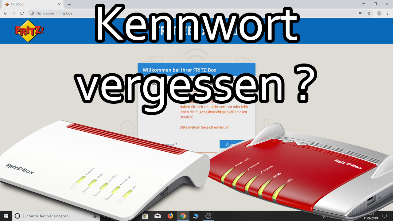 Fritzbox Kennwort vergessen – Werkseinstellungen wiederherstellen