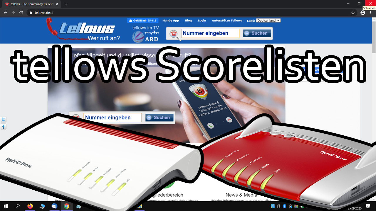 Fritzbox – tellows Scorelisten zur Anruferkennung und Rufsperre integrieren