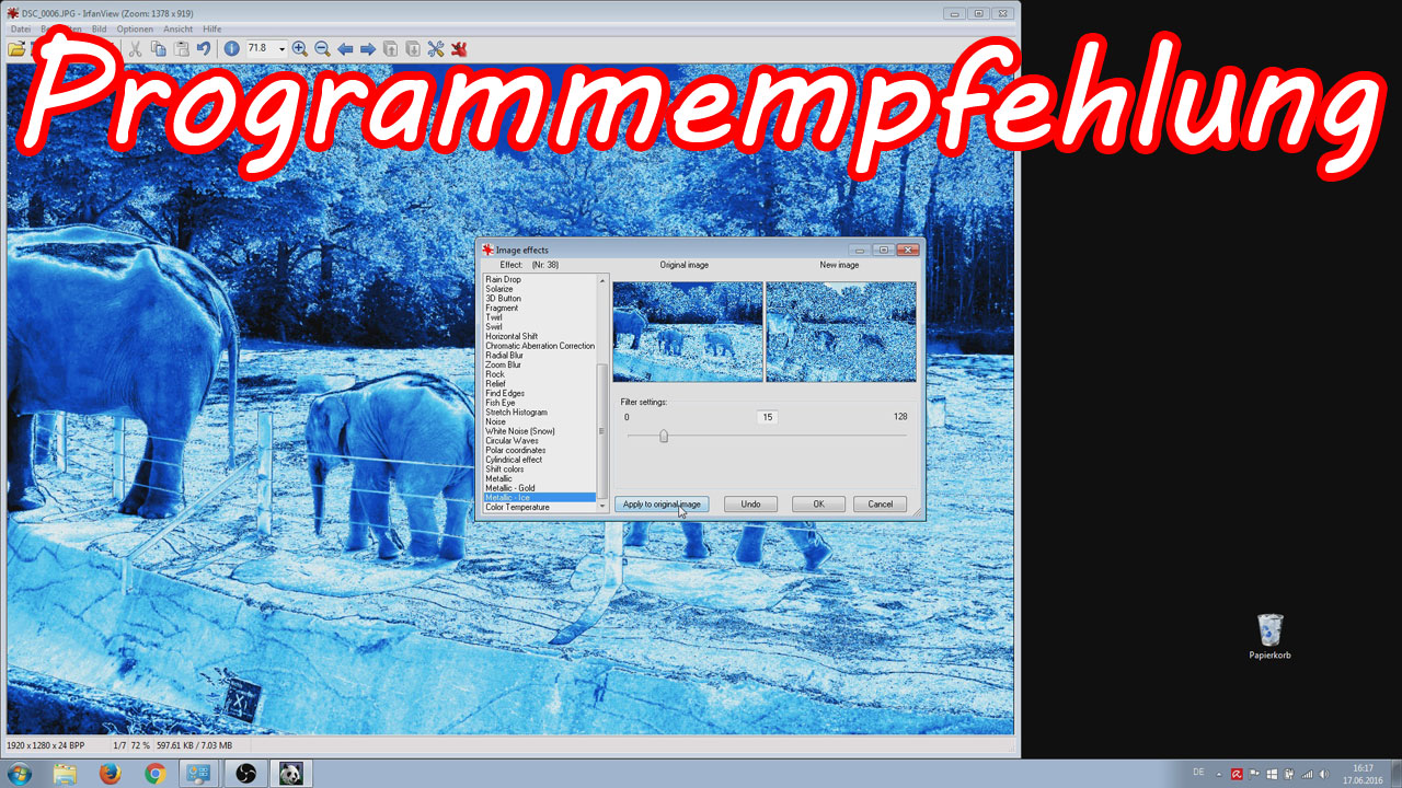 IrfanView Bildbetrachtungsprogramm installieren und Vorstellung von Funktionen