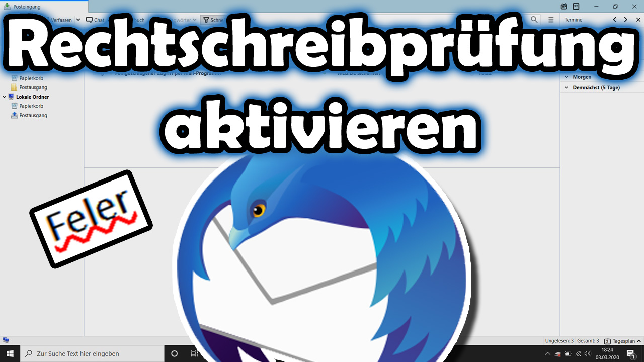 Mozilla Thunderbird – Rechtschreibprüfung aktivieren