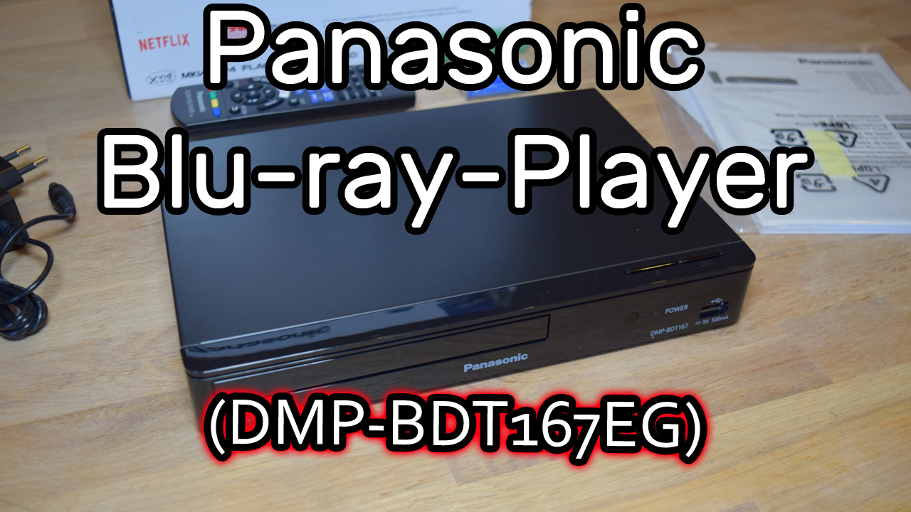 Panasonic DMP-BDT167EG 3D Blu-ray-Player Ersteinrichtung und Funktionsübersicht