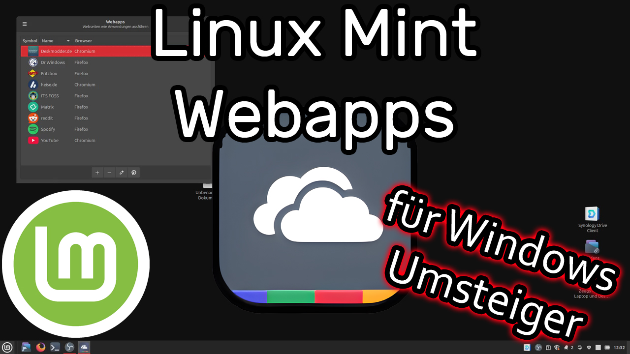 Linux Mint – Webapps von Internetseiten im Startmenü oder auf dem Desktop erstellen