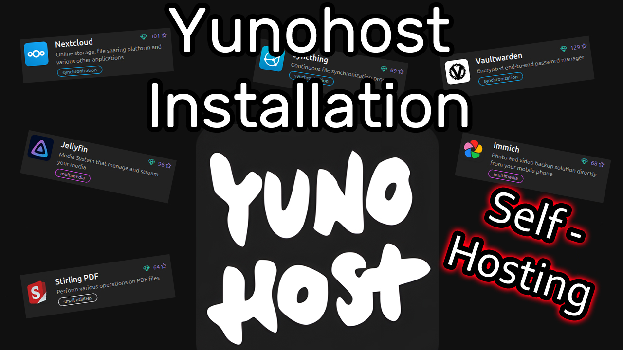 Yunohost auf Mini-PC installieren und als Heimserver einrichten (Installation und Ersteinrichtung)